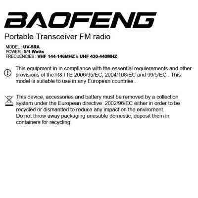 Baofeng UV-5RA