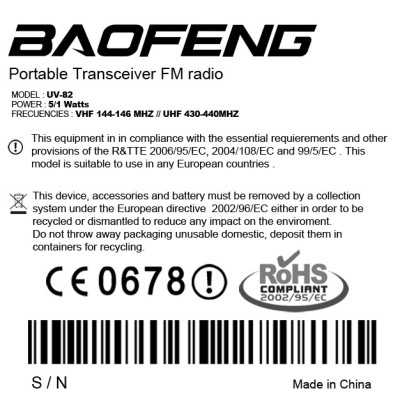 Baofeng UV-82