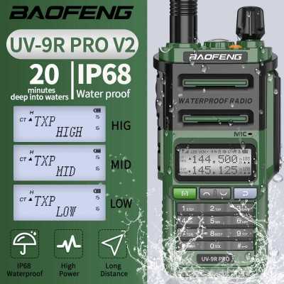 PREVENTA Baofeng UV-9R Pro V2 Tri Power 10W