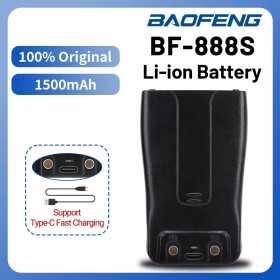 Bateria USB-C Baofeng Bf 888S