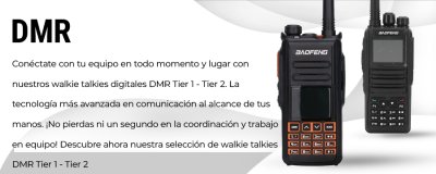 Walkie Talkies digitales DMR compatibles con Motorola